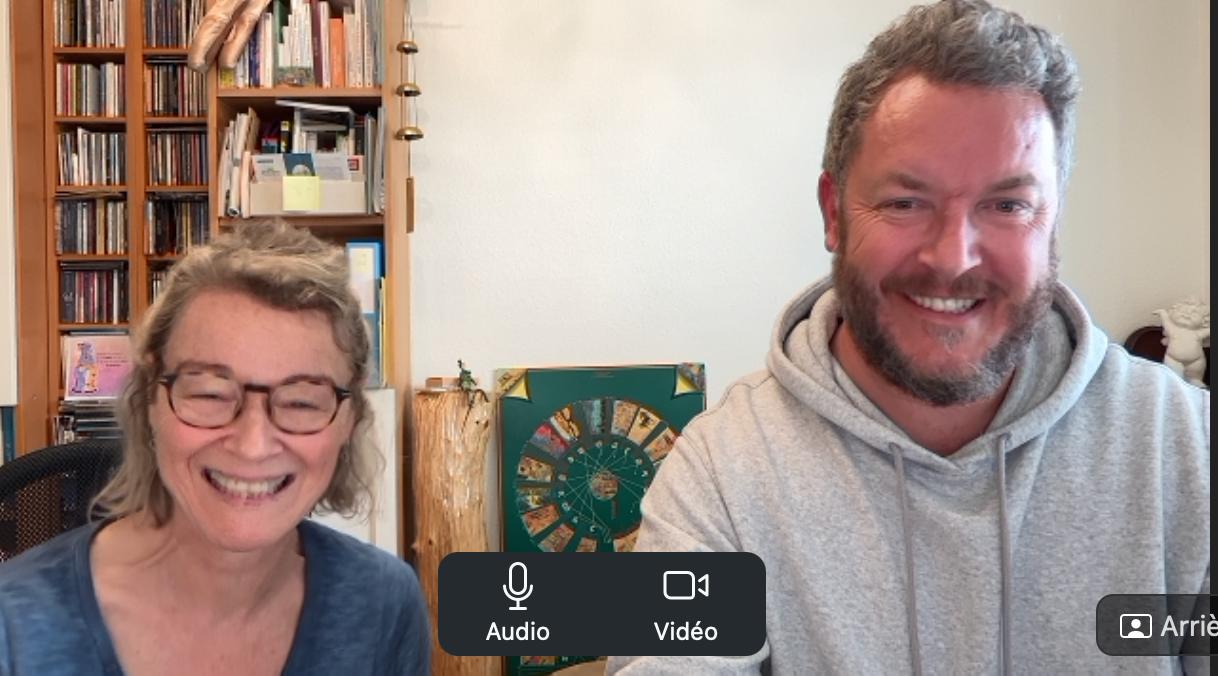 Remote tech support video call session